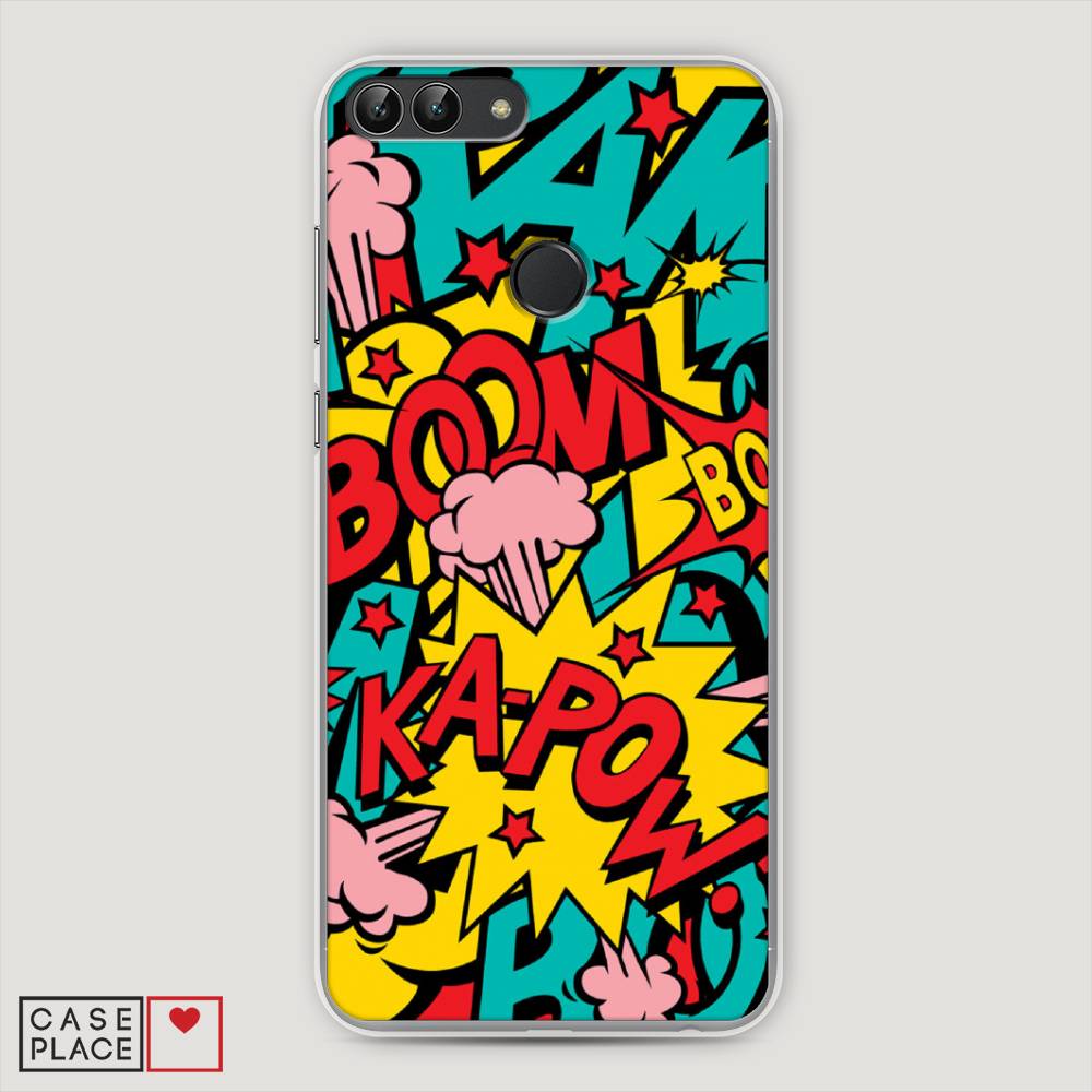 фото Чехол awog "постер pop art" для huawei p smart