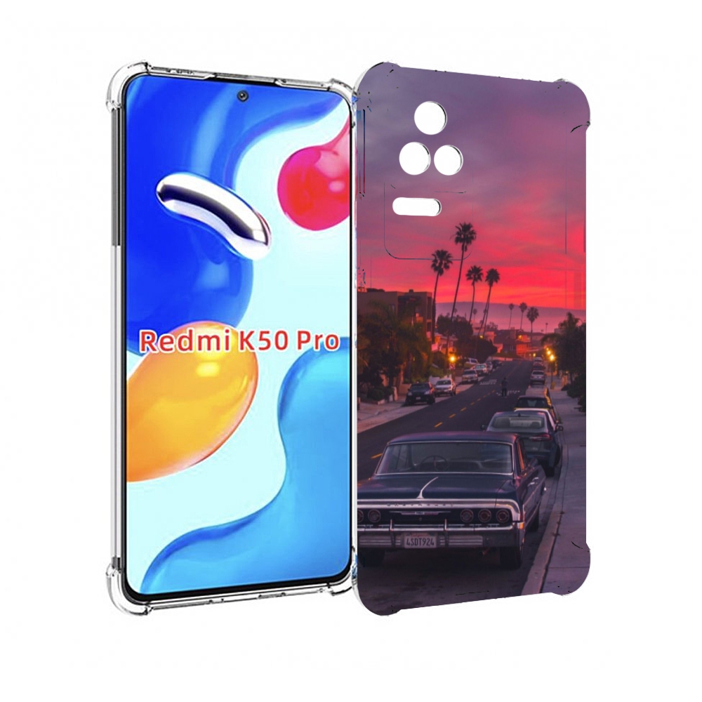 

Чехол MyPads красивая дорога америки для Xiaomi Redmi K50 / K50 Pro, Прозрачный, Tocco