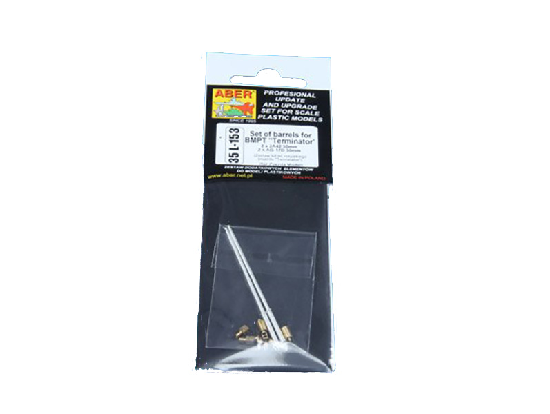 

35 L-153 Aber 1/35 Set of barrels for BMPT Terminator 2 x 2A42 30mm, 2 x AG-17D 30mm