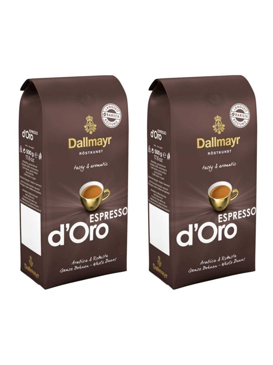 

Кофе в зернах Dallmayr Espresso d'Oro, 1 кг х 2 шт