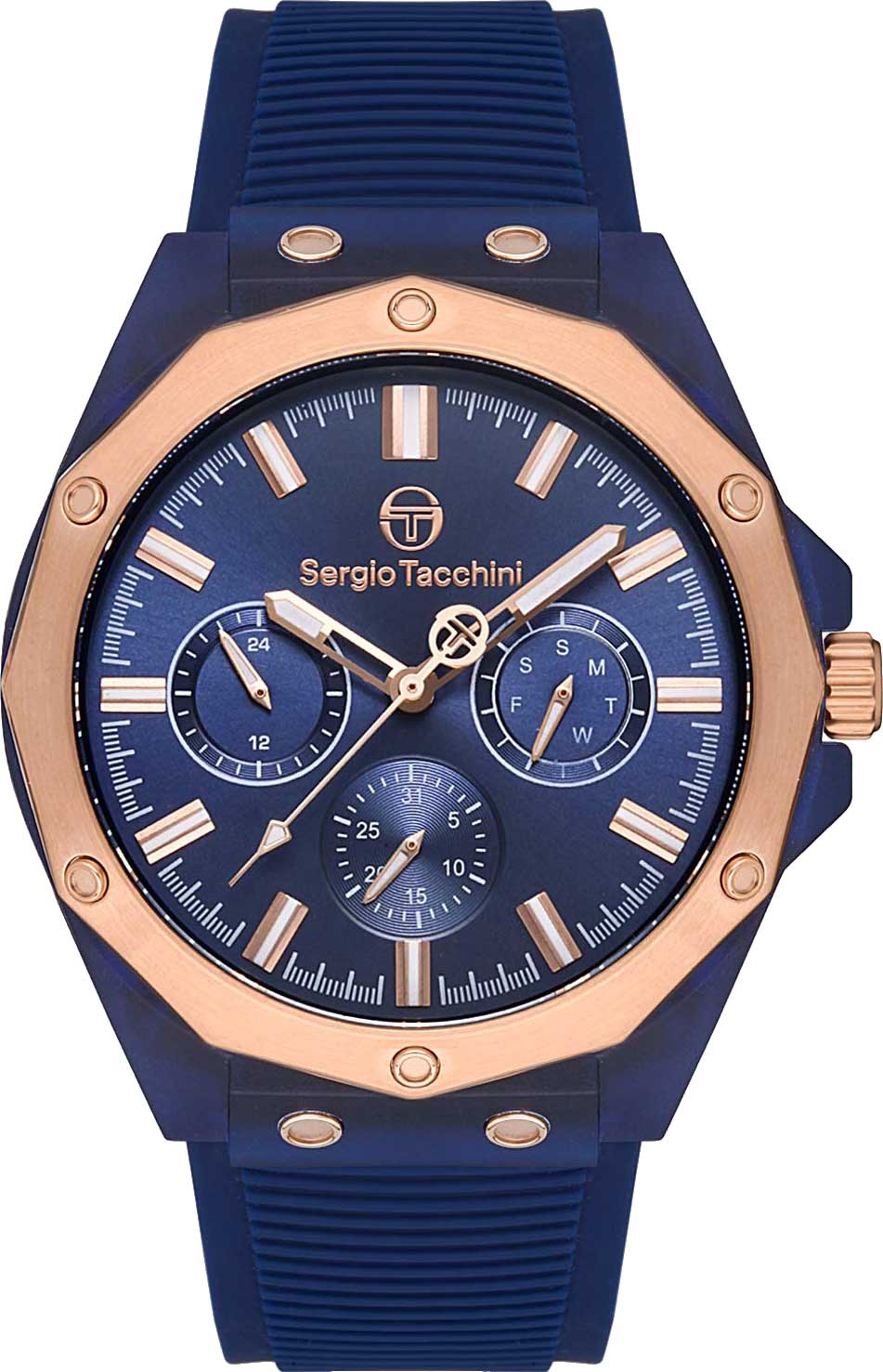 фото Наручные часы мужские sergio tacchini st.1.10196-4 синие