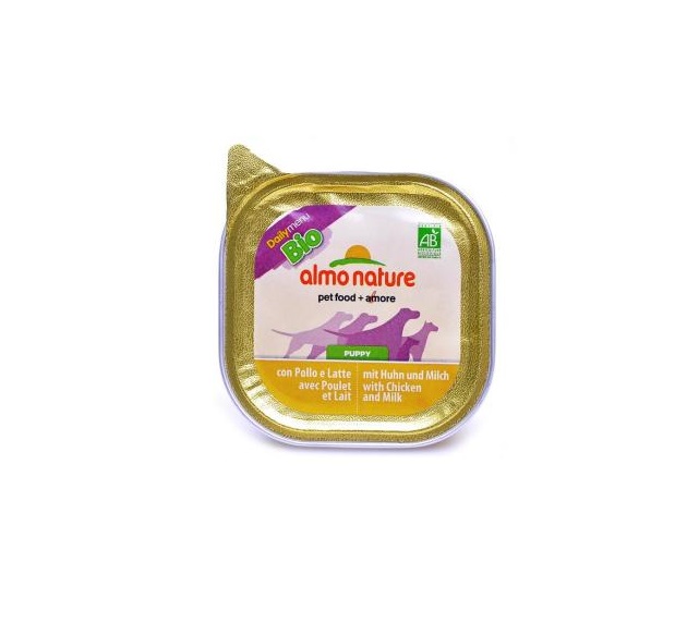 

Влажный корм для щенков Almo Nature Daily Menu Bio , курица, 300г, Daily Menu Bio