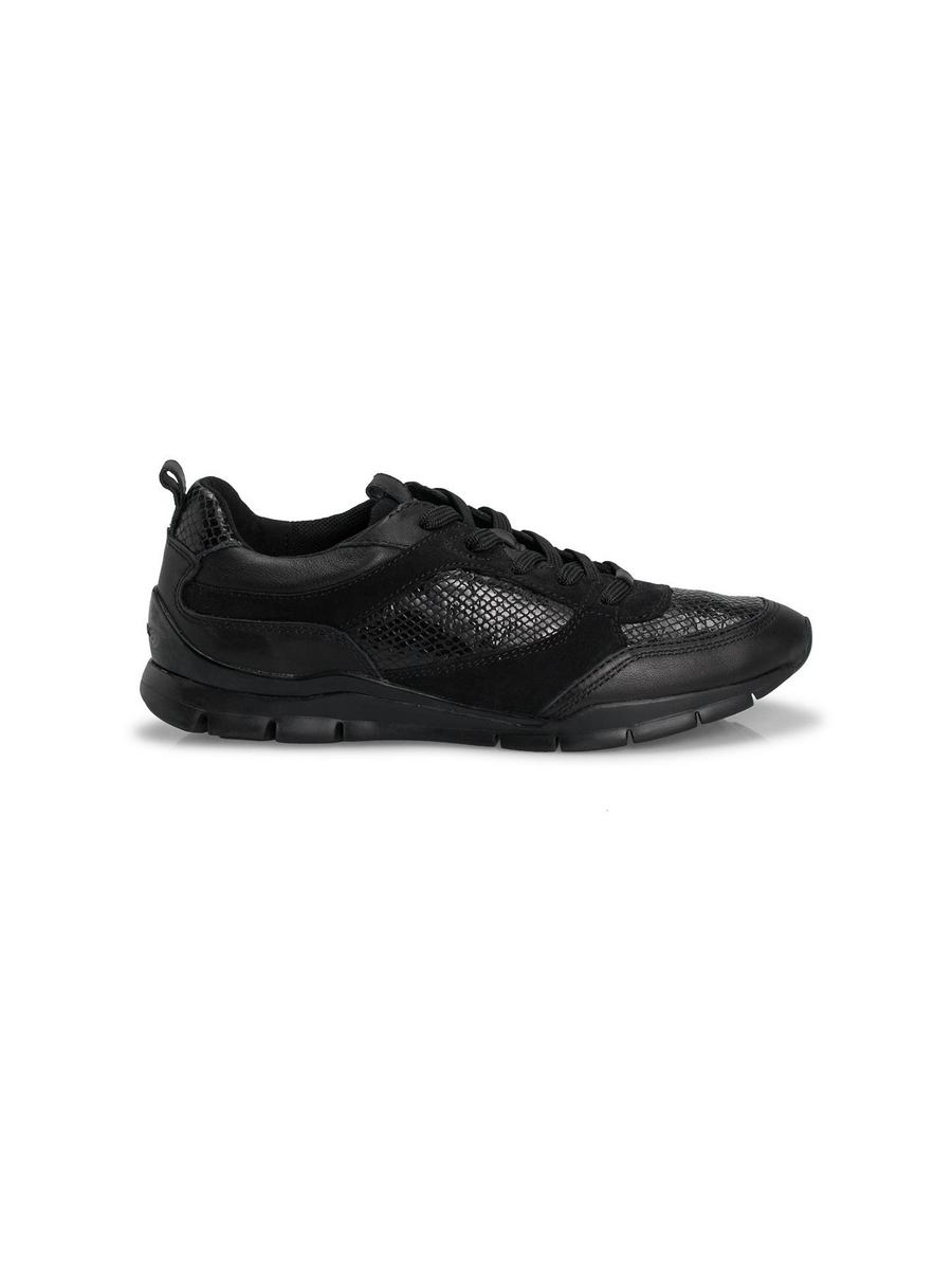 

Кроссовки женские GEOX 1430195 черные 42 EU, Черный, 001430195