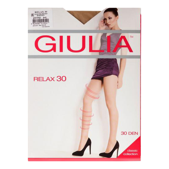 

Колготки женские Giulia бежевые 4