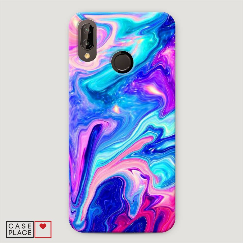 

Чехол Awog "Потеки краски" для Huawei Nova 3E, 65620-7