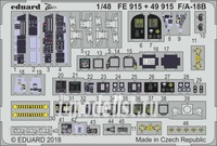 

FE915 Eduard 1/48 Фототравление для модели F/ A-18B