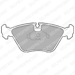 

Тормозные колодки DELPHI дисковые LP602