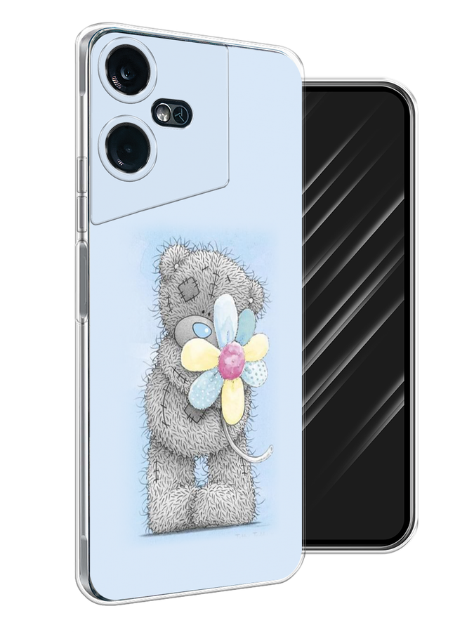 

Чехол Awog на Tecno Pova Neo 3 "Me to you с ромашкой", Голубой;серый;желтый, 304450-2