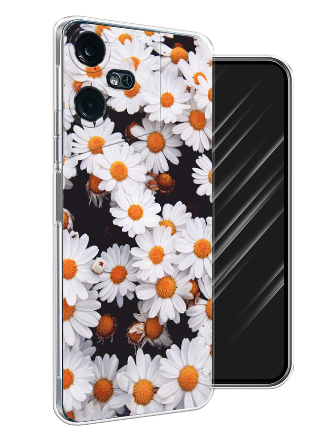 

Чехол Awog на Tecno Pova Neo 3 "Ромашковое поле", Белый, 304450-4