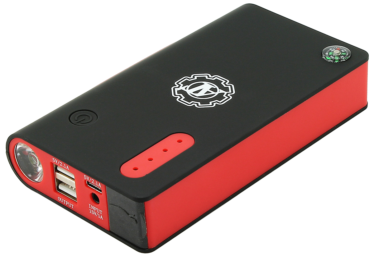 

Пусковое устройство с аккумулятором 18000 mAh AT AT38675