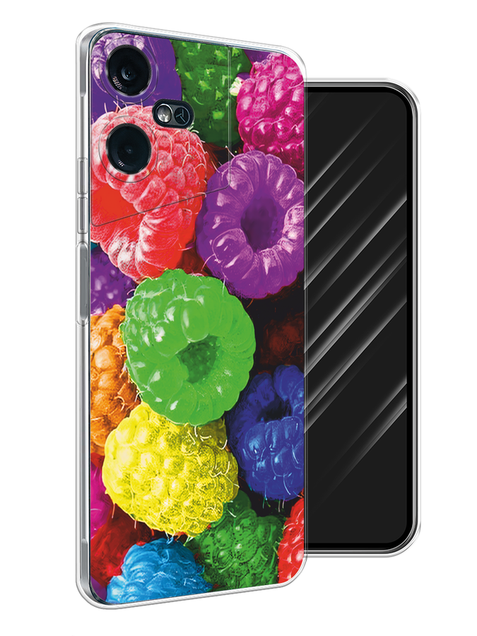 

Чехол Awog на Tecno Pova Neo 3 "Разноцветная малина", Разноцветный, 304450-10