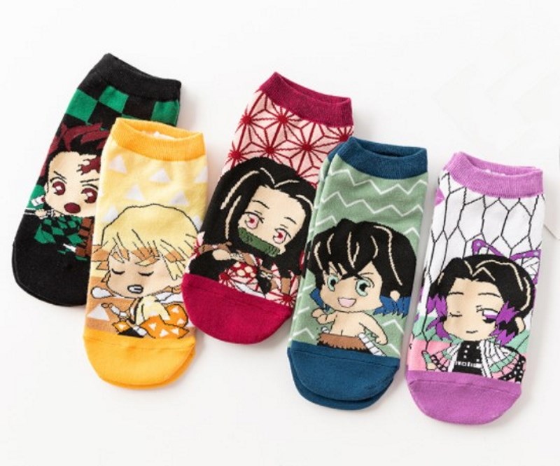

Набор из 5 пар носков Клинок, рассекающий демонов (Demon Slayer: Kimetsu no Yaiba)