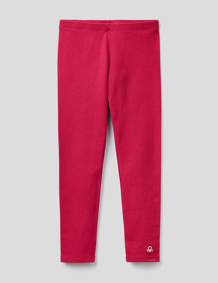 

Леггинсы для девочек Benetton цв. фиолетовый р.128, 21A_3MT1I0019