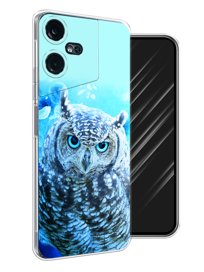 

Чехол Awog на Tecno Pova Neo 3 "Сова арт 7", Синий;голубой, 304450-1
