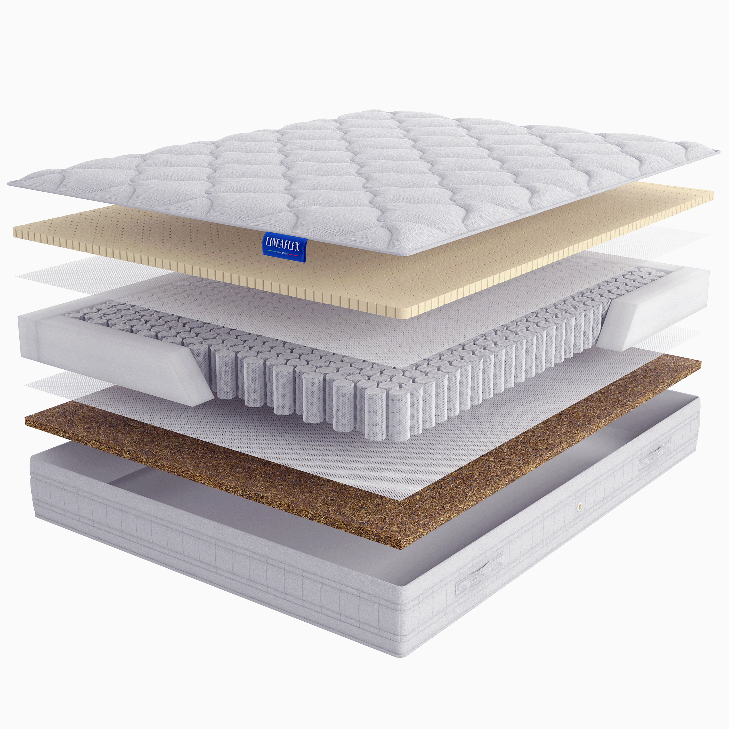 

Матрас Lineaflex Camelia Lux 90х200, Бежевый;белый;серый;серебристый, Camelia Lux