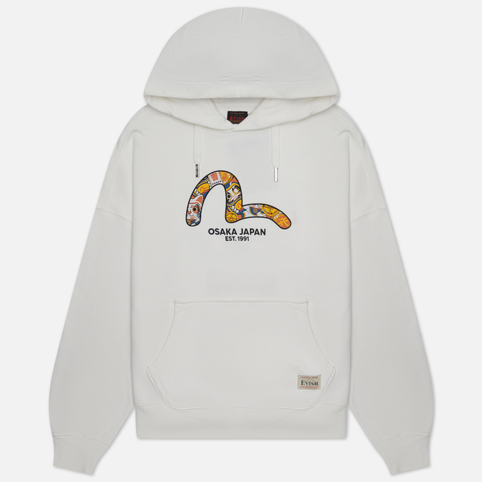 

Худи мужское Evisu 2EAHTM2SW332LFCT-OWHT белое S, 2EAHTM2SW332LFCT-OWHT