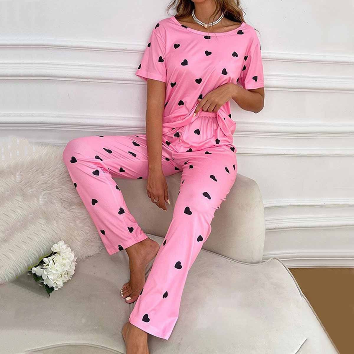 Пижама женская VitoRicci 254761 розовая 50 RU
