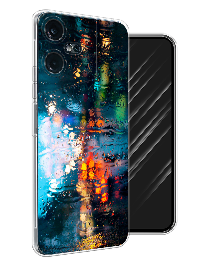 

Чехол Awog на Tecno Pova Neo 3 "Абстракция 28", Бирюзовый, 304450-3