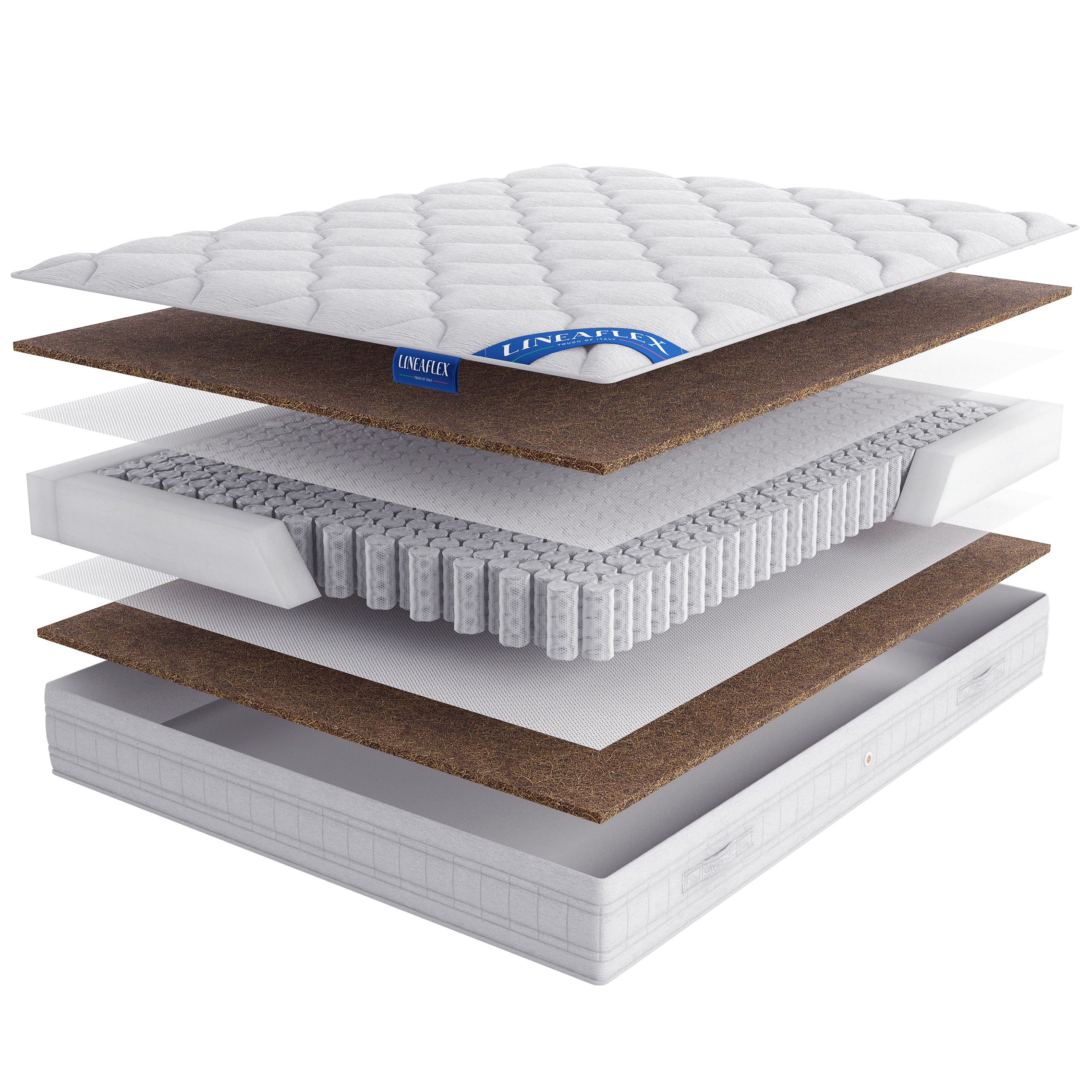 

Матрас Lineaflex Azalia Lux 140х200, Бежевый;белый;серый;серебристый, Azalia Lux