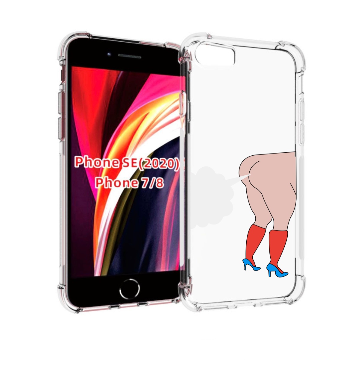 

Чехол MyPads смешная-ситуация детский для iPhone 7 4.7 / iPhone 8 / iPhone SE 2 (2020), Прозрачный, Tocco