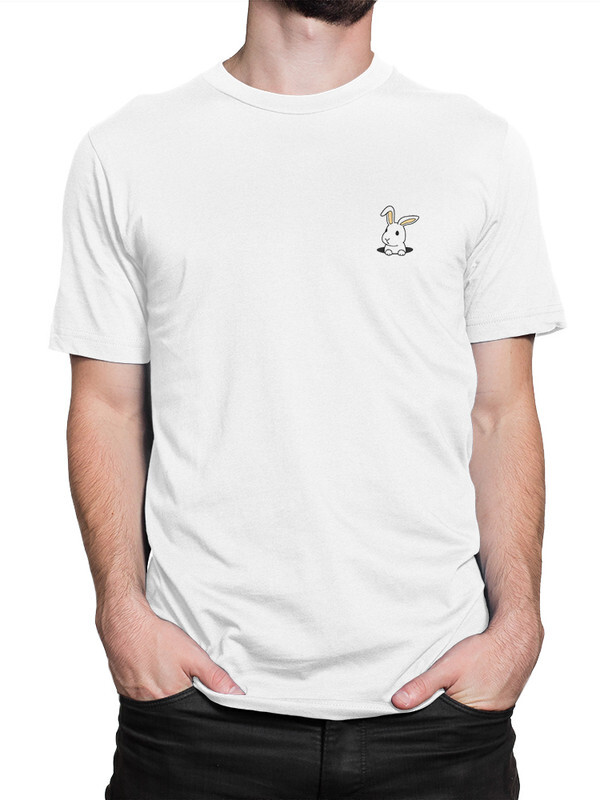 

Футболка мужская Dream Shirts Кролик в норке белая M, Белый, Кролик в норке