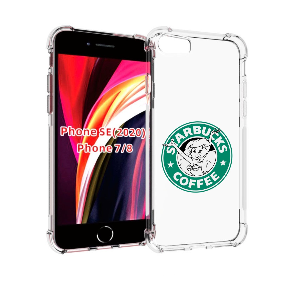 

Чехол MyPads старбакс-кофее для iPhone 7 4.7 / iPhone 8 / iPhone SE 2 (2020), Прозрачный, Tocco
