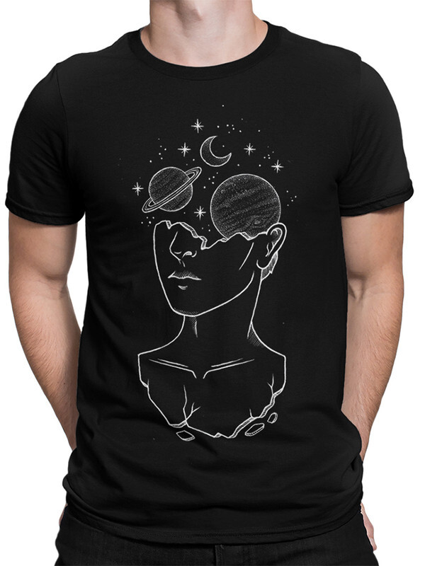 

Футболка мужская Dream Shirts Космический Человек черная M, Черный, Космический Человек