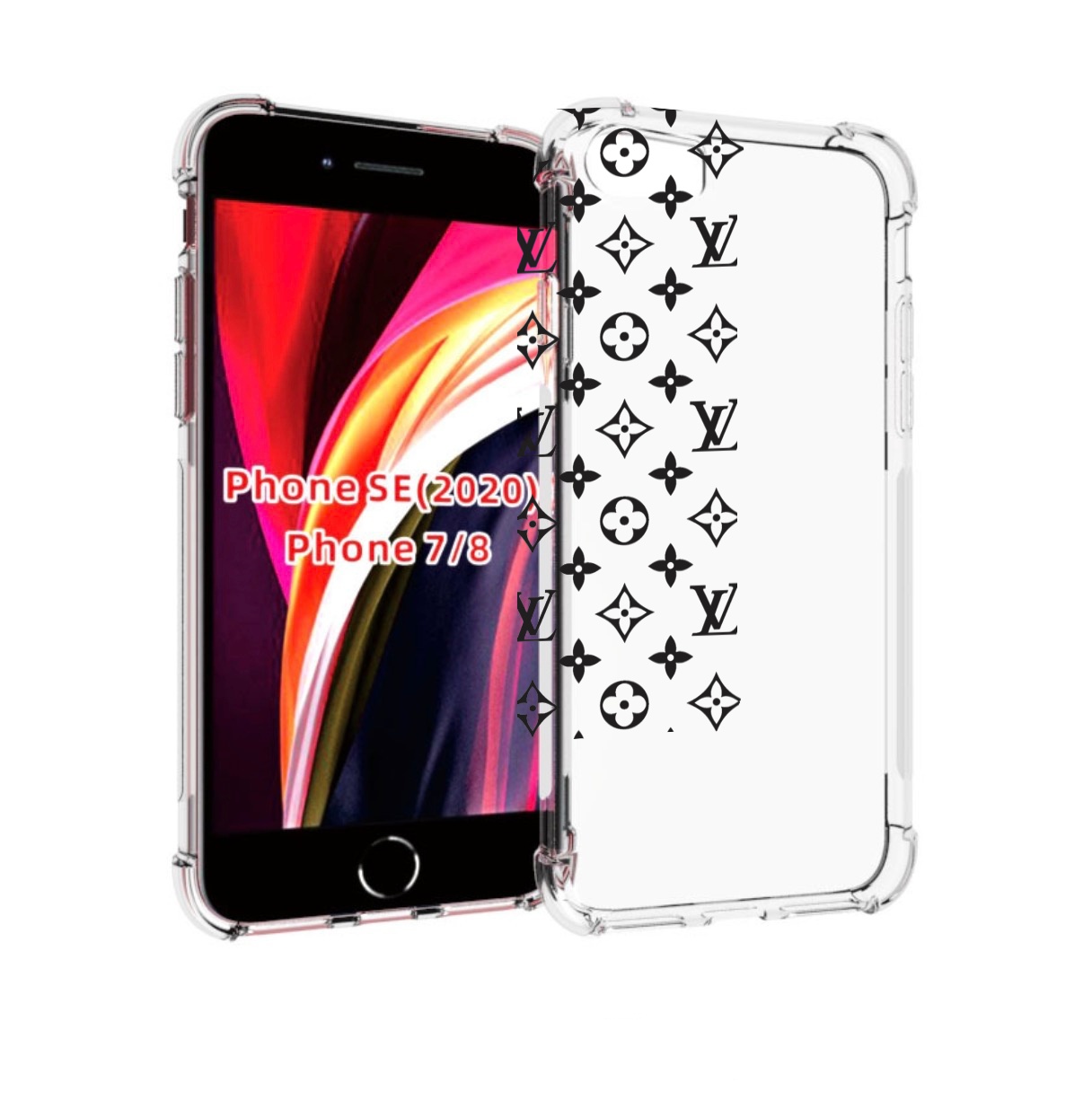 

Чехол MyPads стильный-принт-на для iPhone 7 4.7 / iPhone 8 / iPhone SE 2 (2020), Прозрачный, Tocco