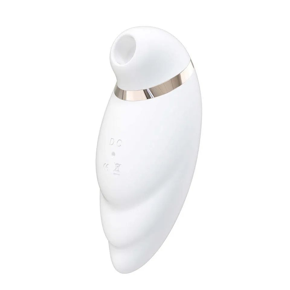 Вакуумно-волновой стимулятор Green apricot S01YU, белый