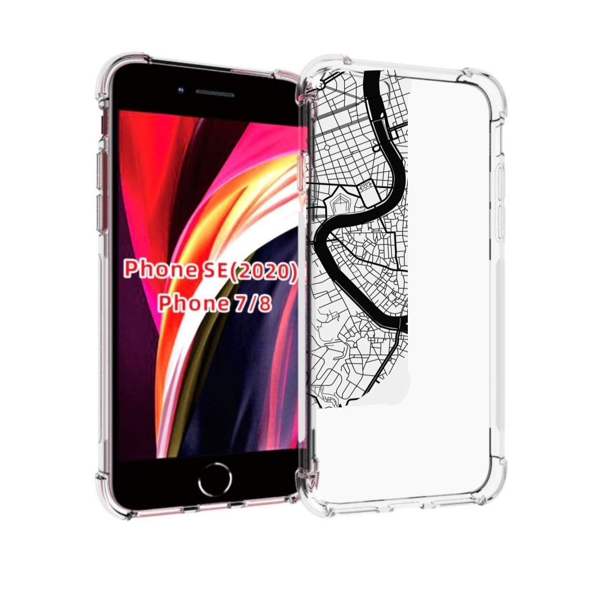 

Чехол MyPads схема-рим для iPhone 7 4.7 / iPhone 8 / iPhone SE 2 (2020), Прозрачный, Tocco