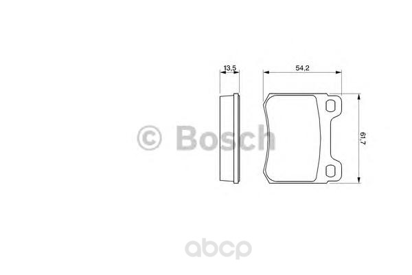 

Тормозные колодки Bosch зание дисковые для Mercedes-Benz W201/W124 82-94 986466874