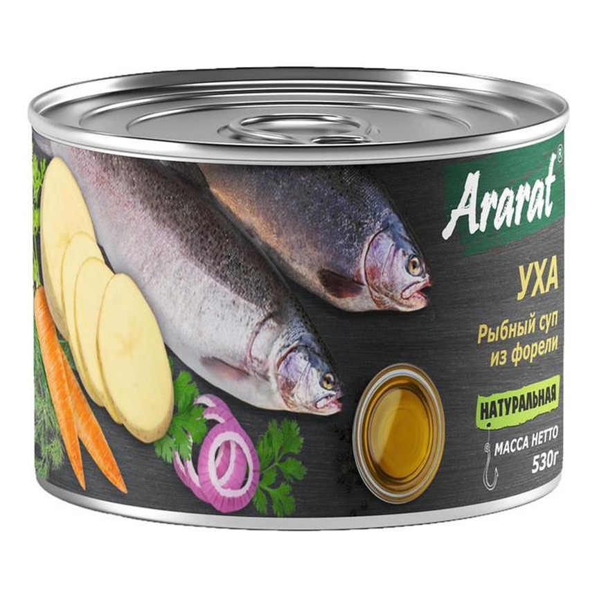 

Суп Ararat Рыбный Уха из форели 530 г