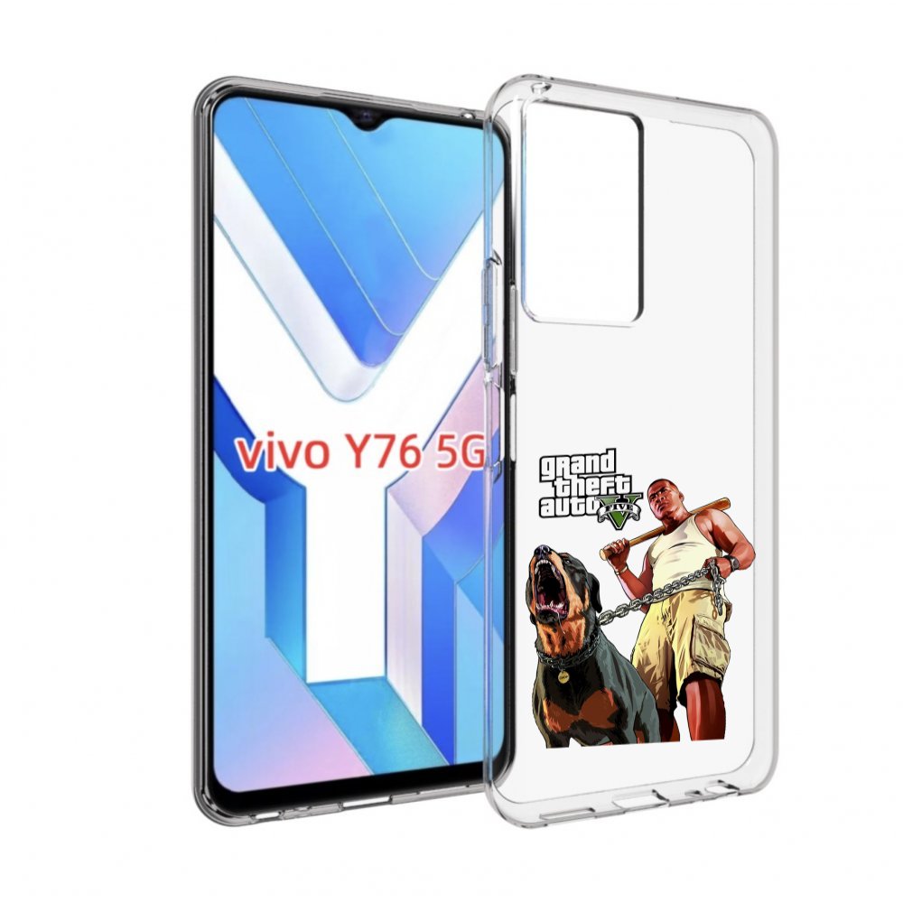 

Чехол MyPads GTA грозная собака для Vivo Y76 5G, Прозрачный, Tocco
