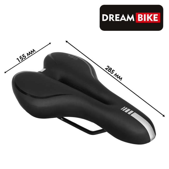 фото Седло dream bike спорт-комфорт, цвет чёрный