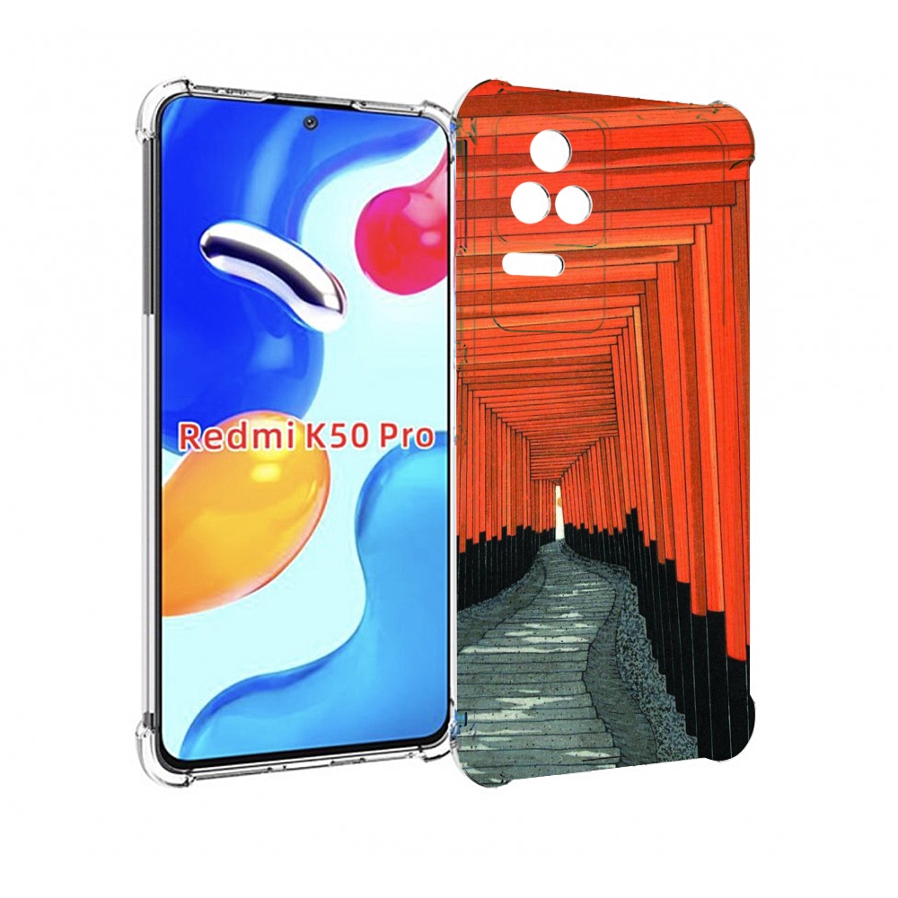 

Чехол MyPads красный коридор для Xiaomi Redmi K50/K50 Pro, Прозрачный, Tocco