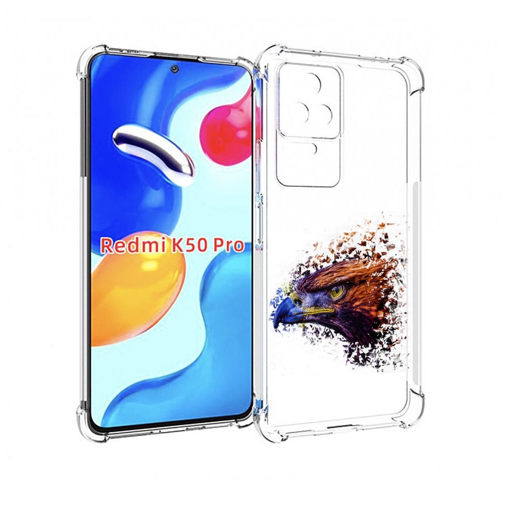 Чехол MyPads красочный орел для Xiaomi Redmi K50 / K50 Pro