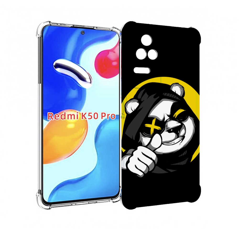 

Чехол MyPads крутая пандочка ок для Xiaomi Redmi K50 / K50 Pro, Прозрачный, Tocco