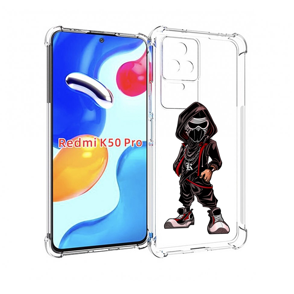 

Чехол MyPads крутой-ниндзя для Xiaomi Redmi K50 / K50 Pro, Прозрачный, Tocco