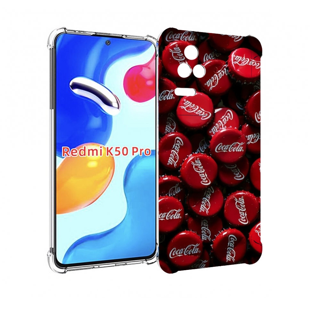 

Чехол MyPads крышки от кокаколы для Xiaomi Redmi K50/K50 Pro, Прозрачный, Tocco