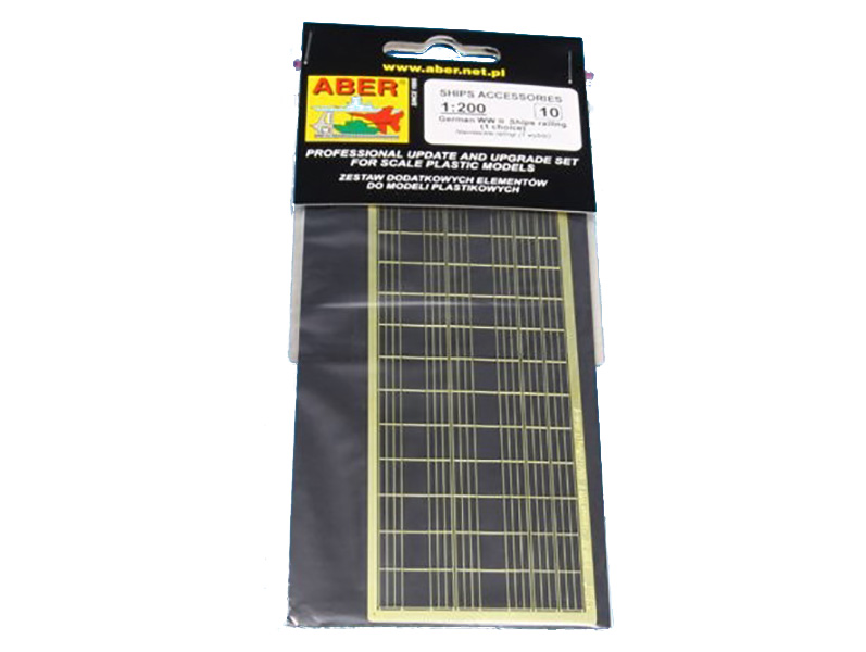 

200-10 Aber 1/200 German WWII Ship railing 1st choise