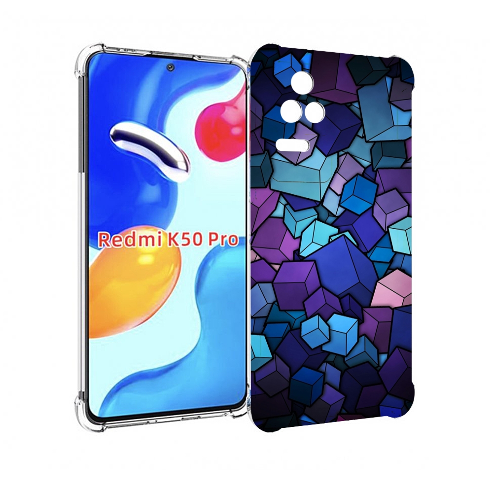 

Чехол MyPads лепестки для Xiaomi Redmi K50/K50 Pro, Прозрачный, Tocco