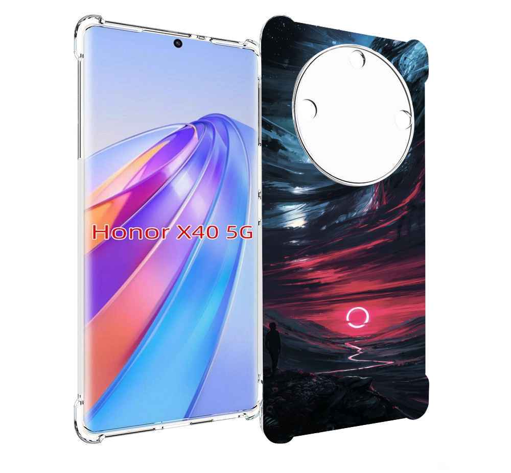 

Чехол MyPads страшный мир для Honor X40, Прозрачный, Tocco