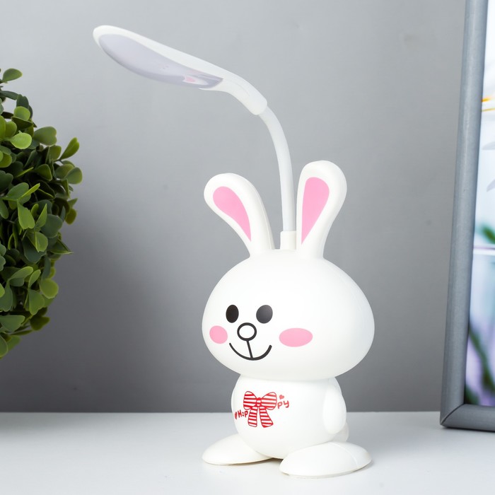 Настольная лампа Risalux Зайчик LED USB АКБ белый