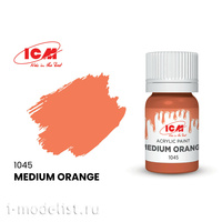 

C1045 ICM Краска для творчества, 12 мл, цвет Средний оранжевый (Medium Orange)