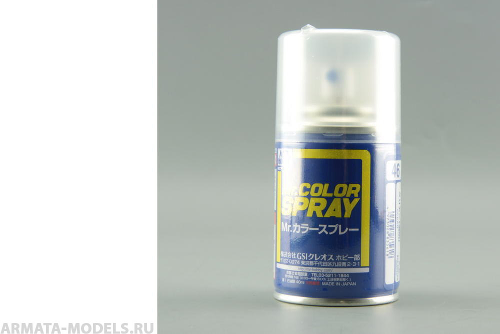 

S046 Краска в баллончиках т.м. MR.HOBBY 100мл CLEAR