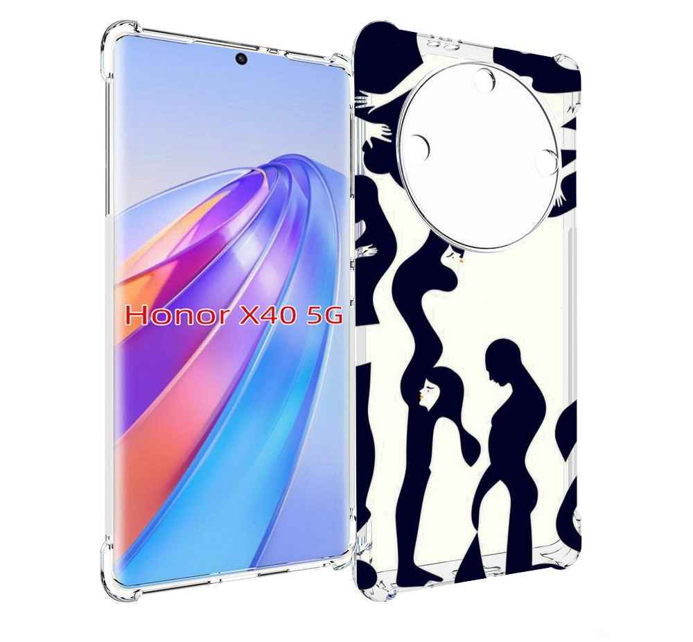 

Чехол MyPads схема-пар для Honor X40, Прозрачный, Tocco