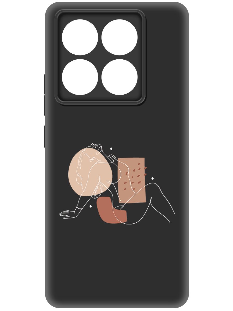 

Чехол-накладка Krutoff Soft Case Чувственность для Xiaomi 14T Pro черный