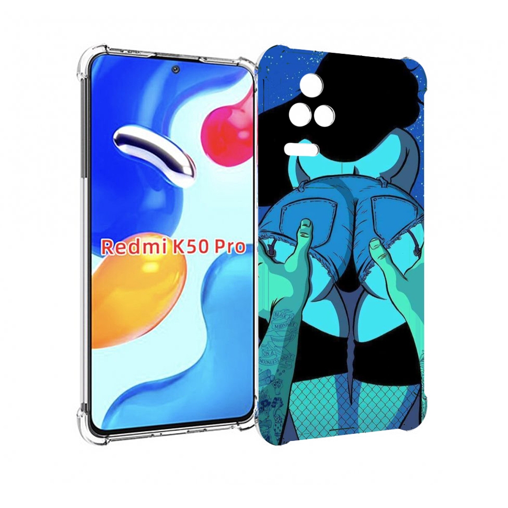 

Чехол MyPads любитель потрогать для Xiaomi Redmi K50/K50 Pro, Прозрачный, Tocco