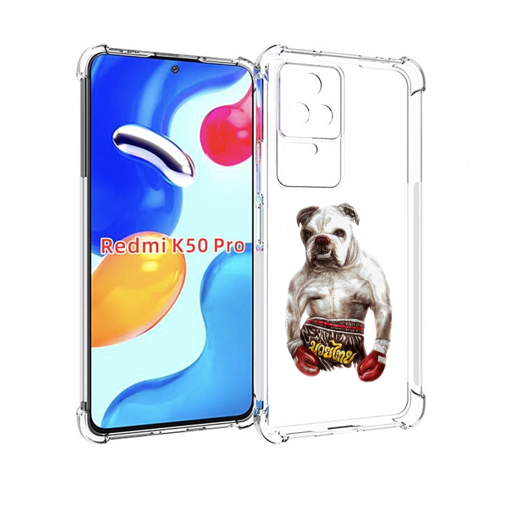 

Чехол MyPads боксер для Xiaomi Redmi K50/K50 Pro, Прозрачный, Tocco