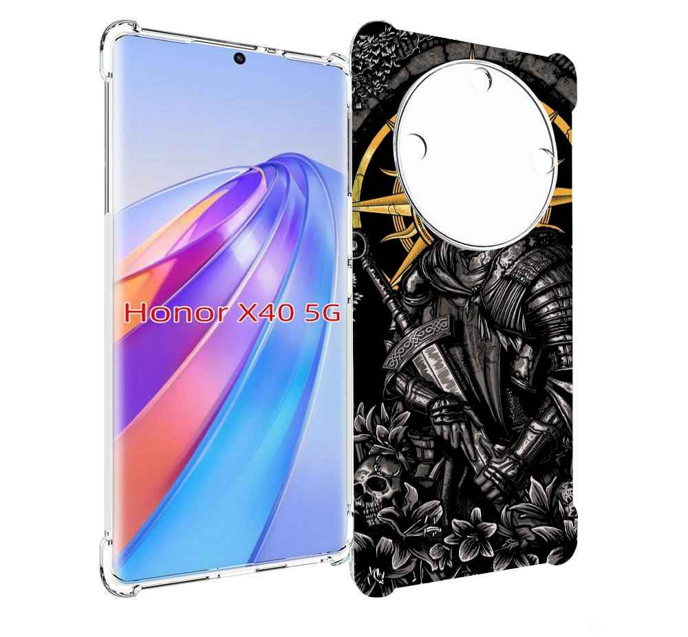 

Чехол MyPads темный железный рыцарь для Honor X40, Прозрачный, Tocco